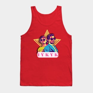 IYKYK Iconic Duo Tribute Graphic Tee - Casual Wear Tank Top